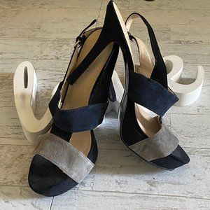 Nine West Suede Platform Stiletto Shoes